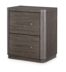  Horizons - 2 Drawers Nightstand - Deep Sable