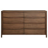 Maderia - 8-Drawer Dresser Cabinet - Walnut