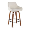 Daniella - 26" Fixed-Height Counter Stool (Set of 2) - Light Brown Base