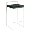 Fuji - Stackable Counter Stool - White Base (Set of 2)