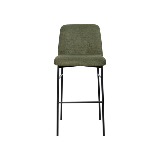 Erik - Bar Chair With Black Metal Frame (Set of 2)