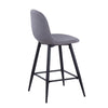 Pebble - 24" Fixed-Height Counter Stool (Set of 2) - Black Legs