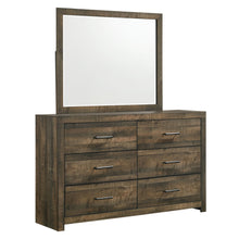 Bailey - 6 Drawer Dresser & Mirror Set - Walnut