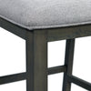 Amherst - Dining Side Chair With Fabric Cushion Side Stretcher (Set of 2) - Gray Finish