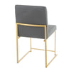 Fuji - High Back Dining Chair Set - Faux Leather