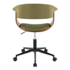 Vintage Mod - Office Chair - Walnut Base
