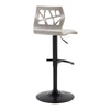 Folia - Adjustable Barstool (Set of 2) - Gray