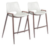 Desi - Counter Stool (Set of 2) Walnut Legs