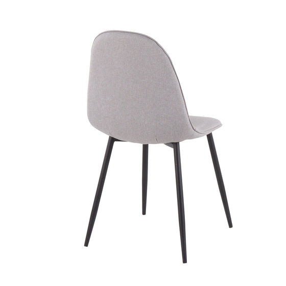 Pebble - Chair - Black Steel (Set of 2)