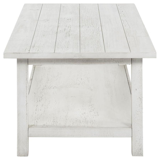 Payne - Wood Coffee Table with Shelf