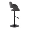 Vintage Flair - Adjustable Barstool (Set of 2) - Black