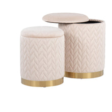  Marla - Quilted Ottoman Set