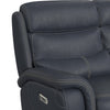 Aruba - Power Motion Sofa With Power Headrest - Pebble Navy