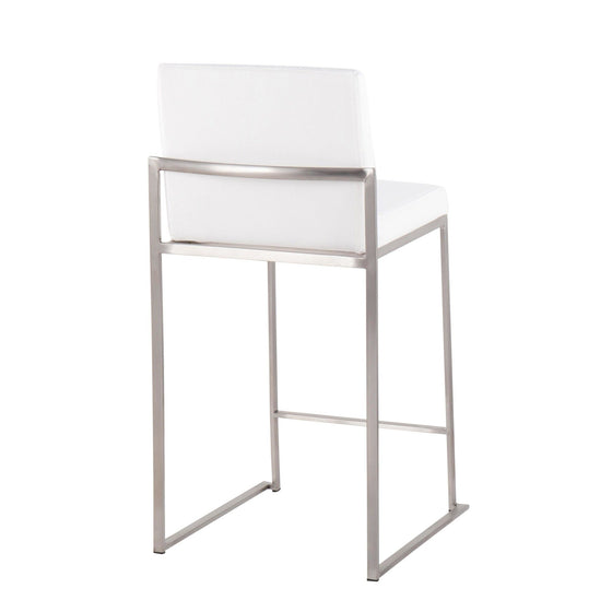Fuji - High Back Upholstered Counter Stool Set
