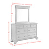 Canton - Cherry Dresser & Mirror Set