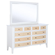  Bexhill - 10-Drawer Dresser And Mirror - White