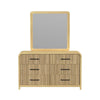 Ridgemont - Dresser And Mirror Set - Natural