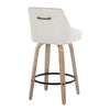 Hannah - 26" Fixed-Height Counter Stool With Swivel (Set of 2)