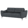 Nolan - Upholstered Sloped Track Arm Sofa - Charcoal