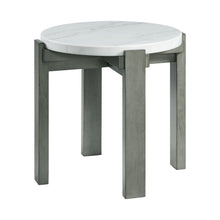  Rosamel - Round End Table - Gray
