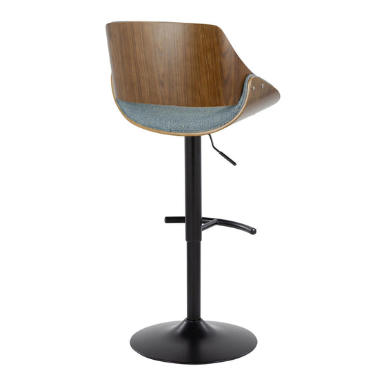 Fabrizzi - Adjustable Barstool (Set of 2) Black Base