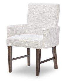  Architect - Upholstered Host Arm Chair (Set of 2) - Onyx