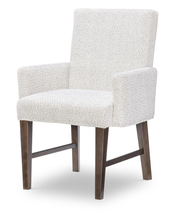 Architect - Upholstered Host Arm Chair (Set of 2) - Onyx