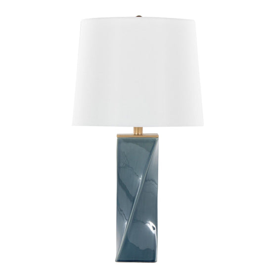 Curvo - Square 27" Ceramic Table Lamp