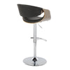 Symphony - Adjustable Barstool (Set of 2) - Chrome Base