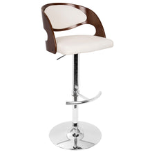  Pino - Adjustable Barstool With Swivel - Cherry Wood