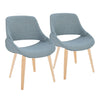 Fabrico - Chair (Set of 2) - Natural Legs