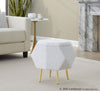 Diamond - Ottoman - Gold Metal Legs