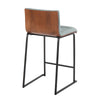 Mason Mara - 26" Fixed-Height Counter Stool (Set of 2) - Black Legs