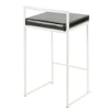 Fuji - Stackable Counter Stool - White Base (Set of 2)
