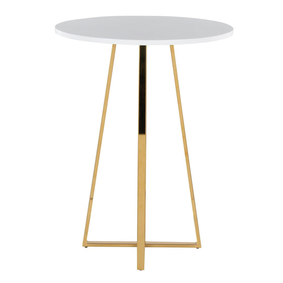 Cosmo - Counter Table - Gold Metal