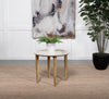 Aldis - Round Marble Top Table