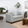 Salizar - Upholstered Flared Arm Loveseat - Sand