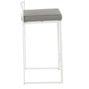Fuji - Stackable Counter Stool - White Base (Set of 2)