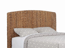  Laughton - Woven Banana Leaf Queen Panel Headboard - Amber