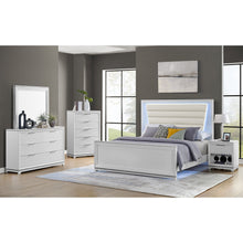  Denmark - Upholstered Bed With LED