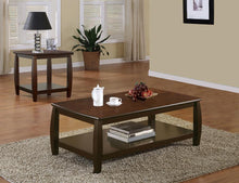 Dixon - Rectangular Wood Coffee Table Set