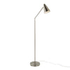 Pix - 60" Metal Floor Lamp - Brushed Nickel And White
