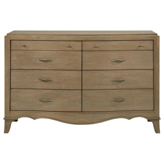 Revello - 8-Drawer Bedroom Dresser - Washed Mango