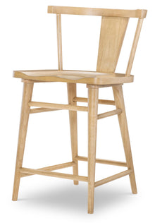  XXX's And OOO's - Counter Height Splat Back Chair (Set of 2) - Amber