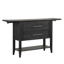  Sable Crest - Drop Leaf Server - Black