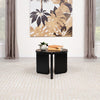 Cordova - Round Solid Wood End Table - Black