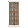 Tammi - 2 Door Wood Tall Cabinet - Distressed White And Brown