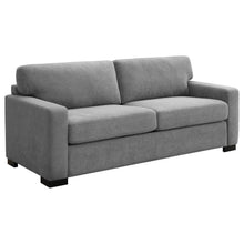  Simpson - Upholstered Sofa Sleeper With Queen Mattress - Gray