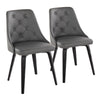 Marche - Chair (Set of 2) - Black Legs