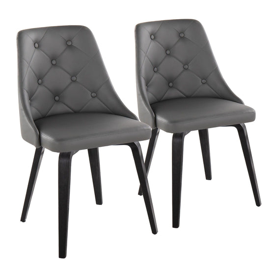 Marche - Chair (Set of 2) - Black Legs